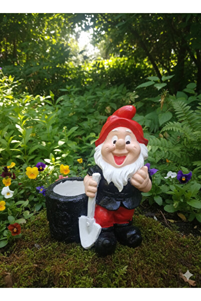 Heykelza Bahçivan Cüce Heykeli El yapımı