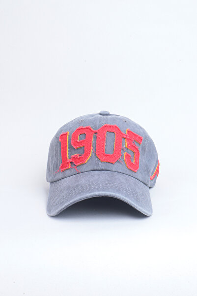 Kapin قبعة 1905 Aslan Written Antique Premium للجنسين - رمادي