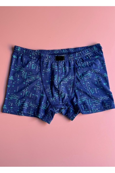 Elosia Morvane |   5-Piece Modal Fabric, Thin Ribbed, Patterned Lycra Men's Boxers