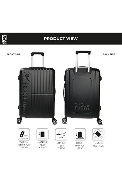 EAGLE EXPRESS AURA ABS Hard Trolley 24 inch Black