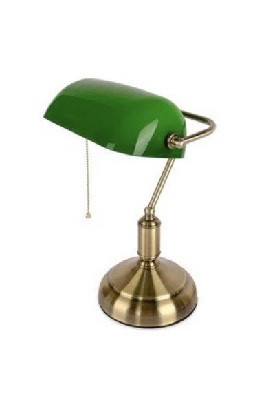 Cristalin Aydınlatma Banker Original Bronze Table Lamp