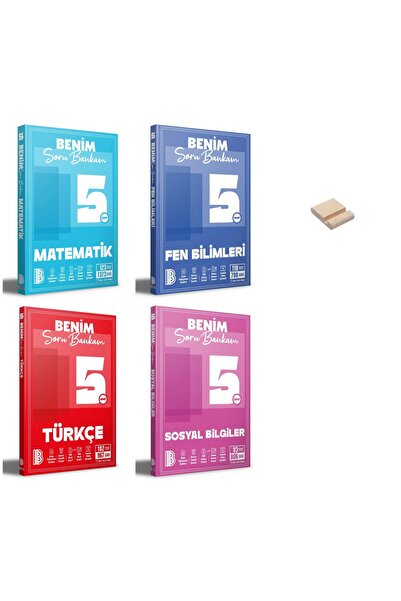 Benim Hocam Yayınları 5. Sınıf Benim Soru Bankam Matematik Fen Türkçe ve Sosy...