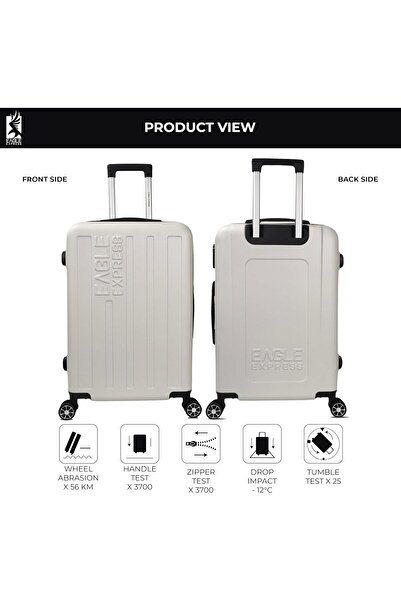 EAGLE EXPRESS VENTURE ABS Hard Trolley 20 inch - White