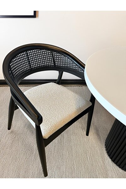 Gazel Hazeranlı Ahşap Bohem Sandalye Montajlı Gönderim