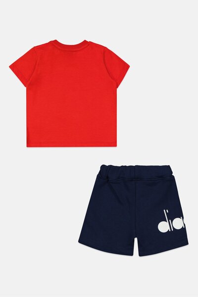 Diadora Toddlers Boy 2 Piece Brand Logo Tee And Shorts, Multicolor
