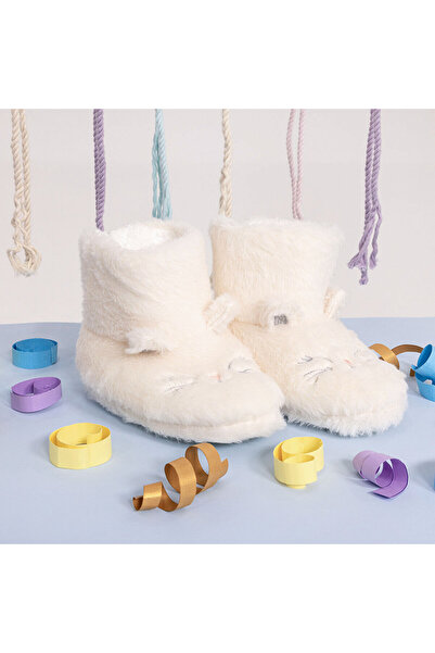 ebebek Hello Baby HelloBaby Kedi Desenli Kız Panduf