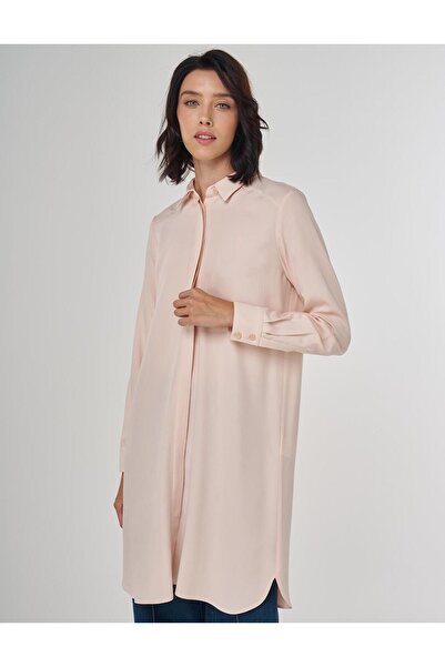 Kayra Patı Gizli Basic Μακρύ Τούνικ Σομόν