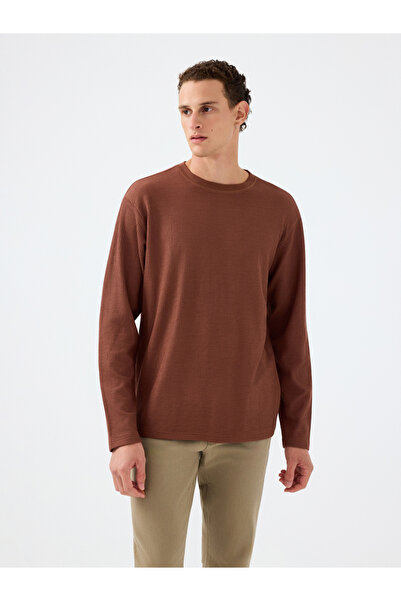 Loft سويت شيرت بني للرجال Lf2037183