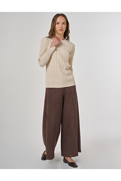 Kayra Accessory Buttoned Knitwear Sweater Stone