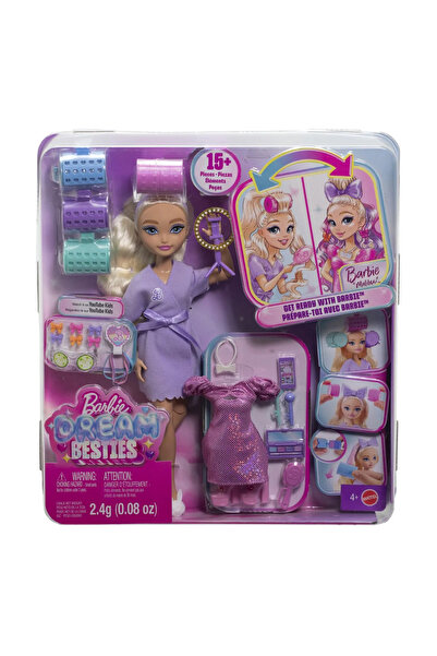 Barbie Malibu Dream Besties Doll Set with 15 Accessories