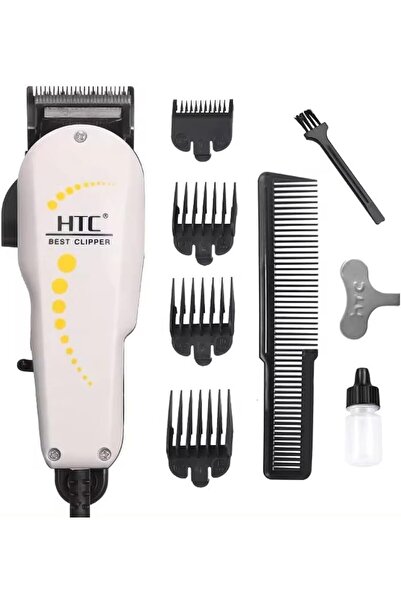 HTC ماكينة قص الشعر الاحترافية، موديل CT-605، أبيض