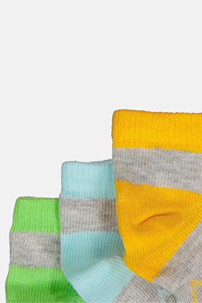 RBX Toddlers Boy 5 Pair Allover Print Ankle Socks, Multicolor