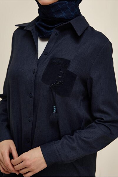 Alvina Shirt Collar Tunic 45946