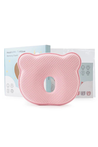 Baby pillow Anti-plagiocephaly baby pillow with memory foam and protective cover