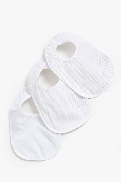 MOTHERCARE Newborn Textured Bibs - 3 Pack
