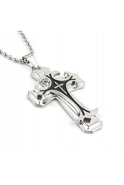 Other COLIER PANDANT OȚEL CU CRUCE ARGINT 391