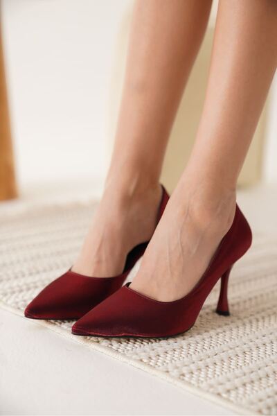 modaserdem Modasrdm Angela Women's Red High Heel Shoes