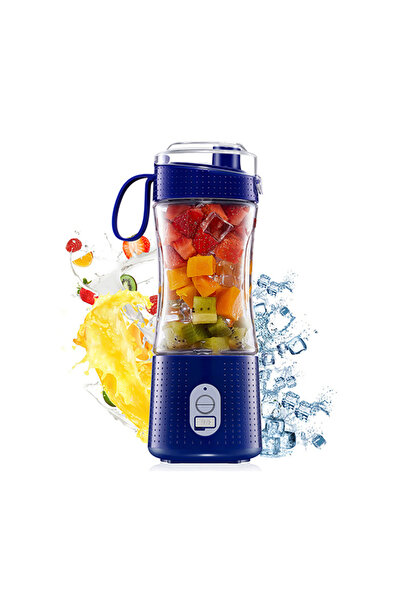 fun zone Generic USB Portable Blender Cup - Electric Mini Juicer for Juice, Smoothies & Shakes, Six Blades