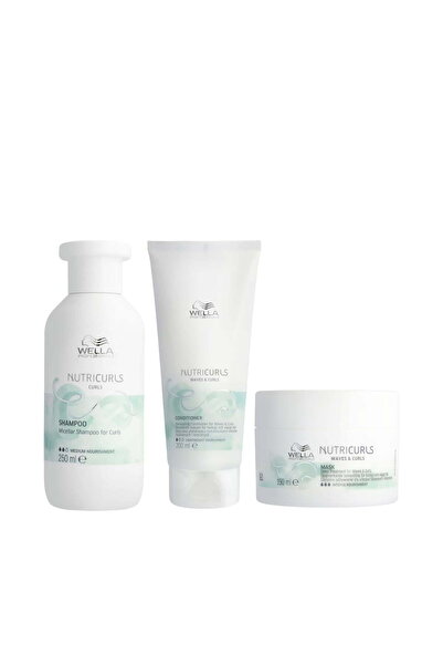 Wella Professionals Set nutritiv pentru par ondulat, Nutricurls Waves Shampoo...