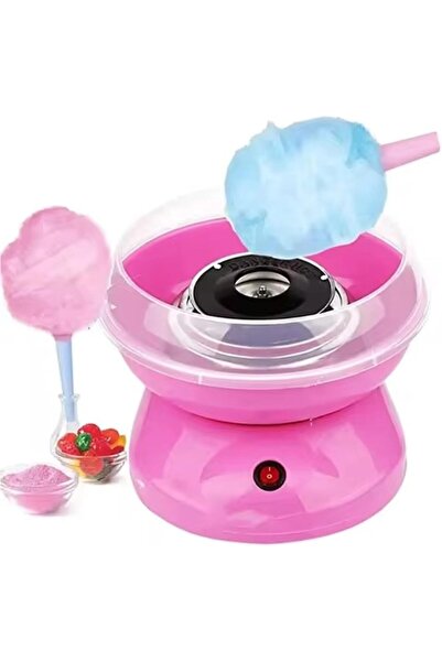 Generic آلة صنع غزل البنات الكهربائية الصغيرة بقوة 450 واط مع وعاء مقاوم للرذاذ