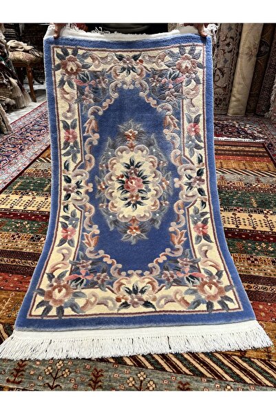 RD RAMAZAN DAĞ EL HALI SANATI El Dokuma Kabartmalı Çin Halısı 2 El Ebat 150x80