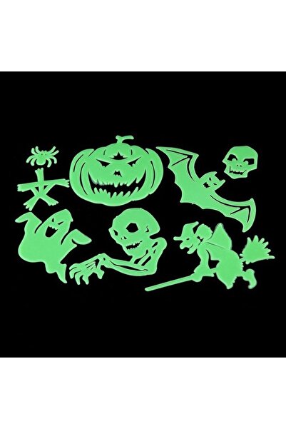 PRC Autocolant fosforescent Glow Monster, 8 figurine, ABS