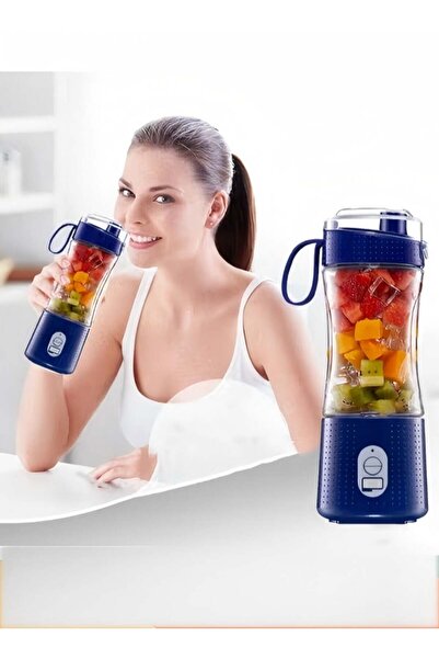 fun zone Generic USB Portable Blender Cup - Electric Mini Juicer for Juice, Smoothies & Shakes, Six Blades