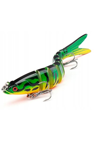 Other Wobbler PIKE ZANDER Jointed Sinking F146 VERDE