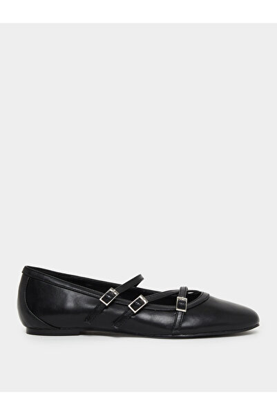 Raid By Styli Maisy Mary Jane Buckle Ballet Flats