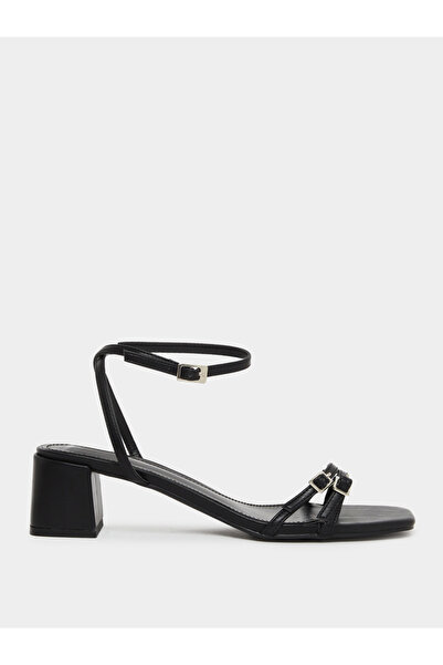 Raid By Styli Zinia Block Heel Sandals with Ankle Strap