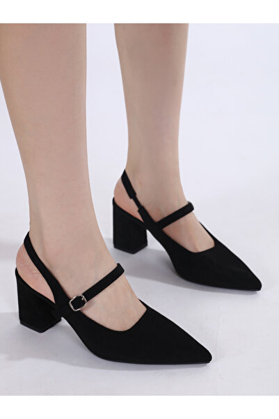 Sneak-a-Peek By Styli Pointed Toe Ankle Strap Shoes