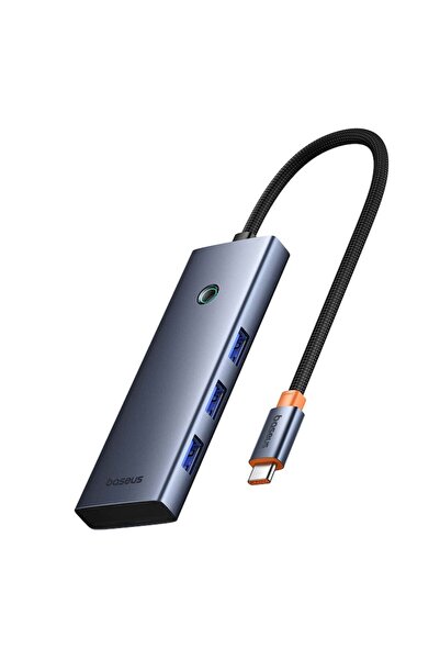 Baseus UltraJoy Hub Tip-C la HDMI, 3x USB, Tip-C, SD și TF, 4K la 60Hz