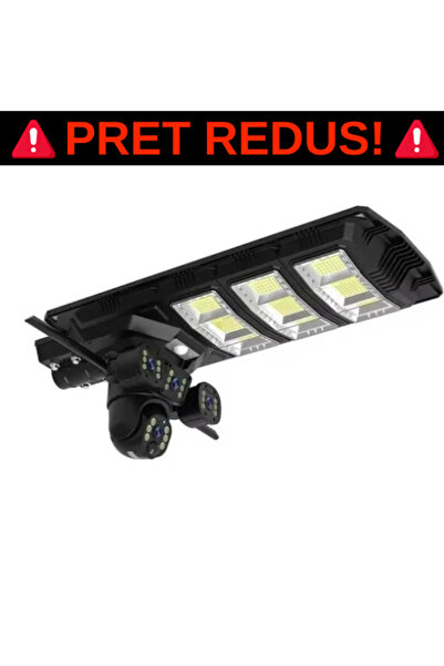 OEM Lampă solară cu cameră de supraveghere 4G cu cartelă SIM XL, aplicație mo...