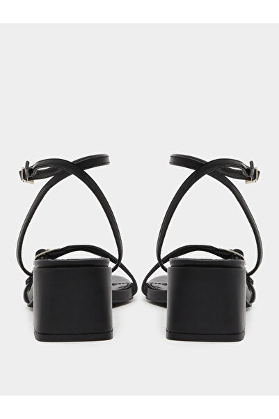 Raid By Styli Zinia Block Heel Sandals with Ankle Strap