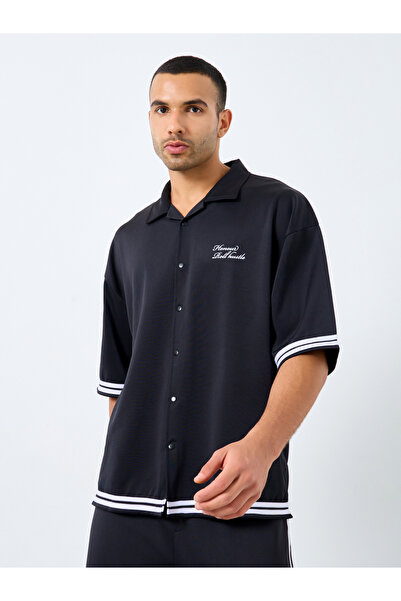 Styli Boxy Fit Sloan Print Shirt with Oversized Joggers Co-Ords