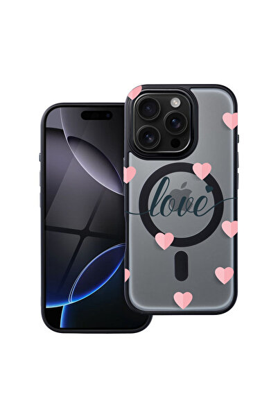 bestcase Husă MagSafe Shield pentru Apple iPhone 15 Pro, model Love Flying He...