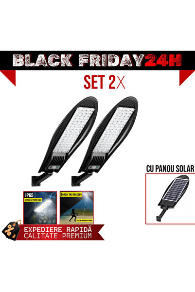 OEM PACHET 1+1 GRATUIT! LAMPĂ SOLARĂ LED 1200W CU SENZOR DE MIȘCARE