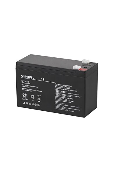 Vipow Baterie cu gel și plumb VIP 12v 7.5ah