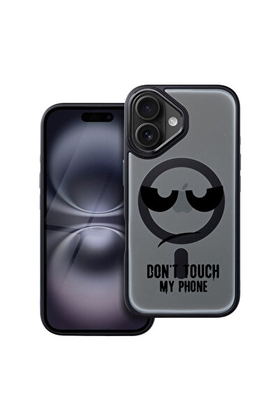 bestcase Husă MagSafe Shield pentru Apple iPhone 16, Nu atinge telefonul meu,...