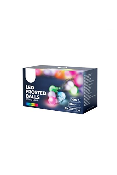 OEM Ghirlandă LED multicoloră de 10 m cu 100 de becuri Frost (230V)