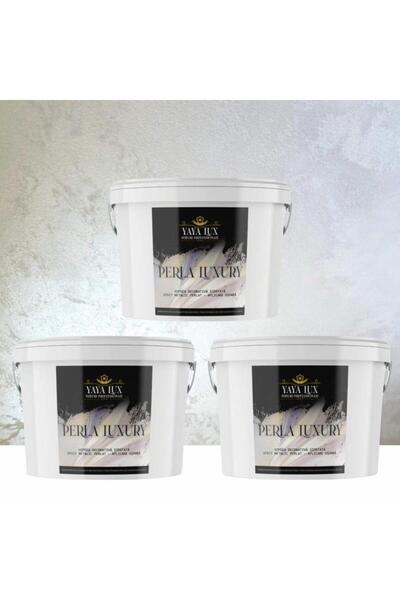 YaYa Color Pachet 7.5 Litri, Vopsea Decorativa de Lux, Perla Luxury Alb Perlat