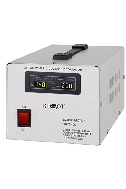 Kemot Stabilizator de tensiune servomotor 1000VA - afișaj LED