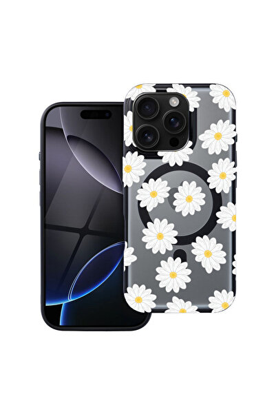 bestcase Husă MagSafe Shield pentru Apple iPhone 12 Pro, Happy Flowers Daisy,...