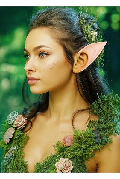 Parti Adresi Elf Kulakları Cadılar Bayramı Kostüm Partisi Aksesuarı Lateks