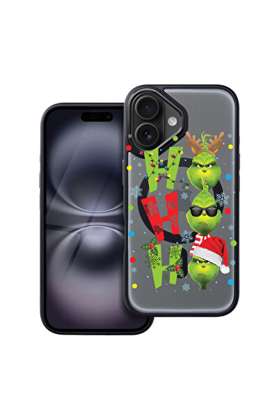 bestcase Husă MagSafe Shield pentru Apple iPhone 16, Grinches - Ho Ho Ho, hus...