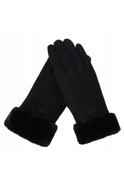 Other Women's Leather Gloves TOUCHSCREEN Black R03