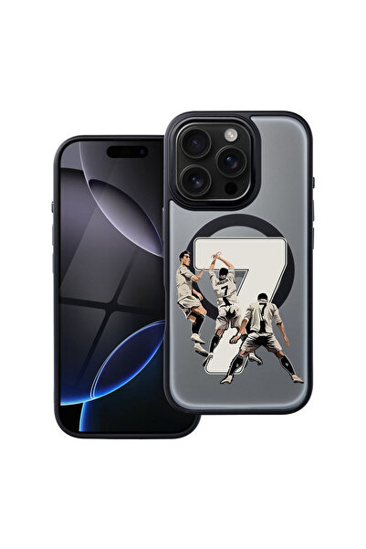 bestcase Carcasă MagSafe Shield pentru Apple iPhone 15 Pro Max, Ronaldo, husa...