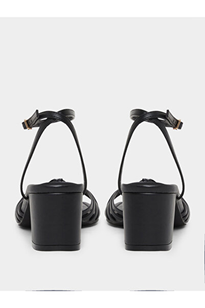 Raid By Styli Aanvi Strappy Knotted Block Heel Sandals