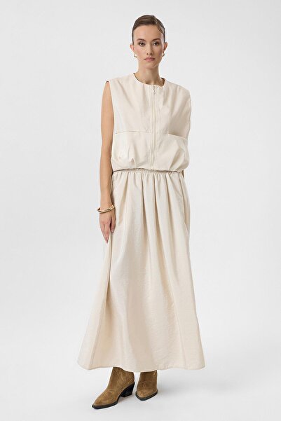 TIFFANY&TOMATO Pilili Lastikli Paraşüt Etek