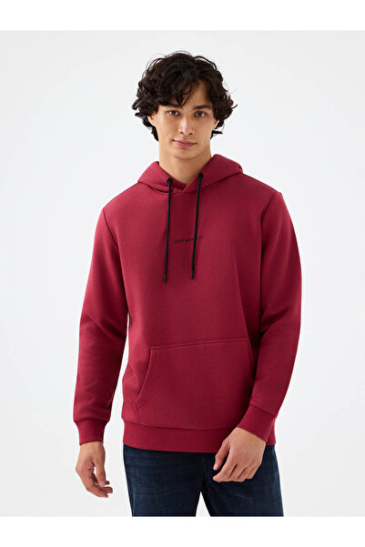 Loft Regular Fit Burgundy Men's Sweatshirt Lf2034269